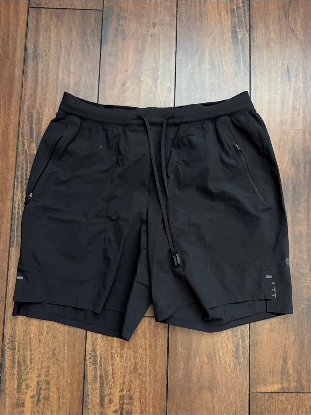 lululemon athletica Men’s Black Athletic Drawstring Shorts